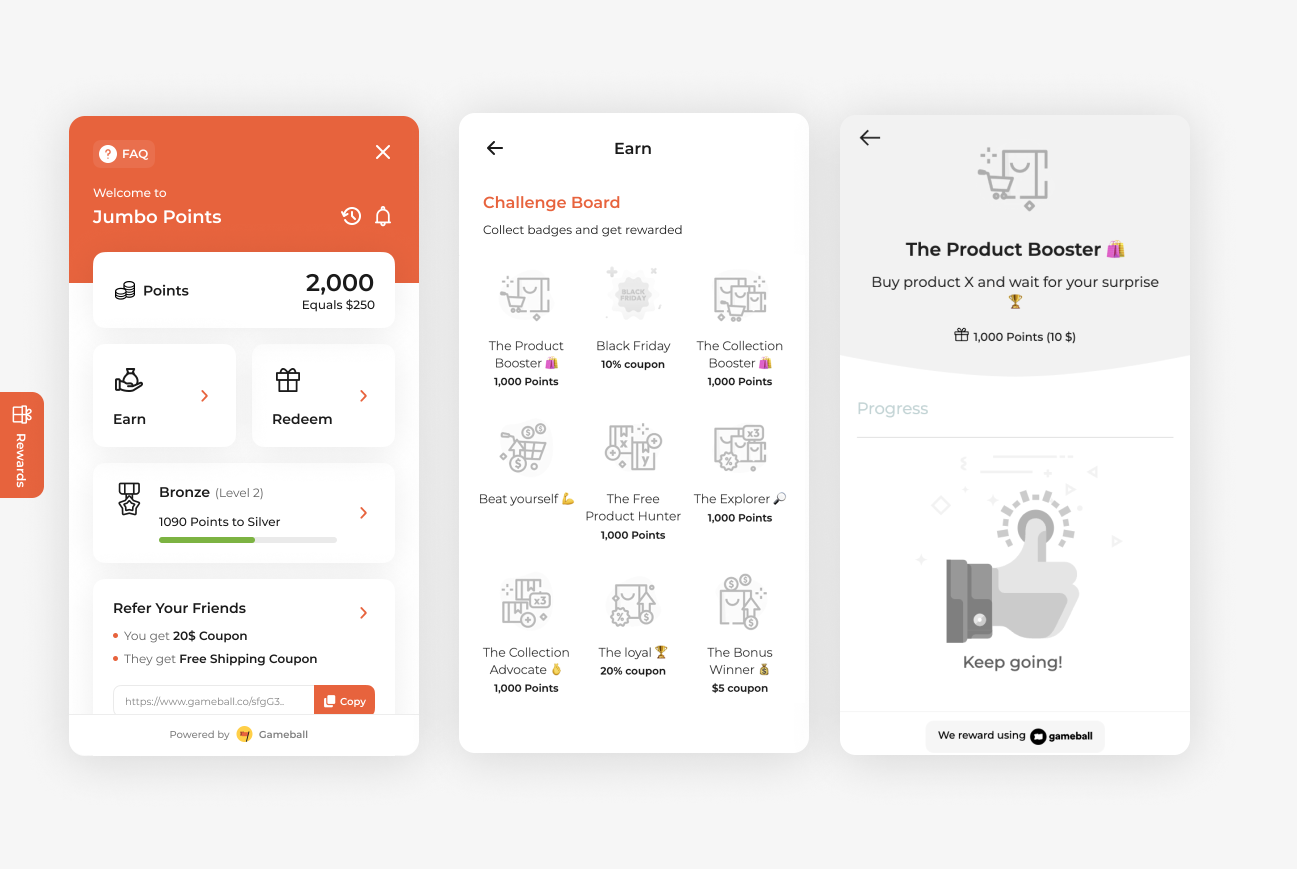 Buy a specific product campaign widget