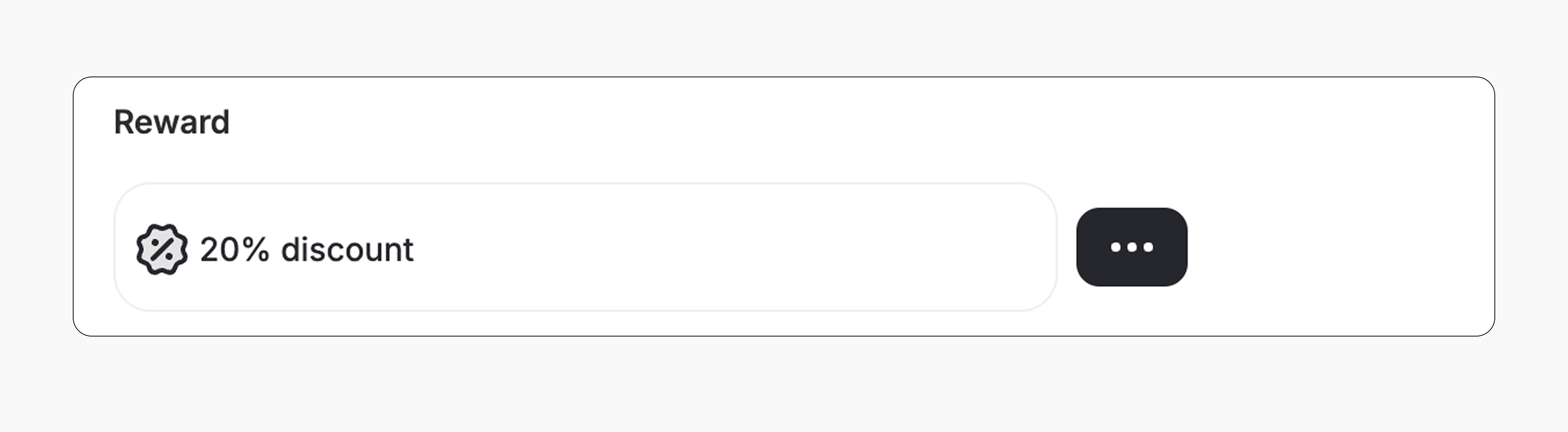 Get 20% coupon reward setup