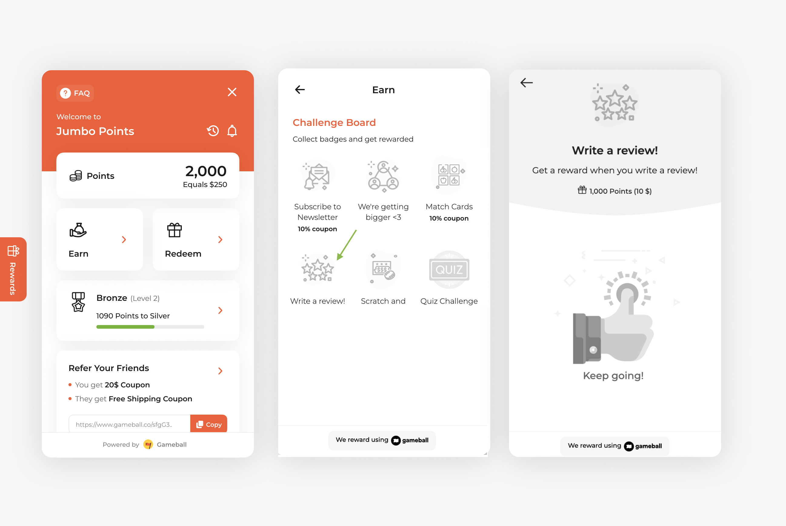 Write a review widget