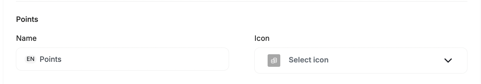 Points and score icon library