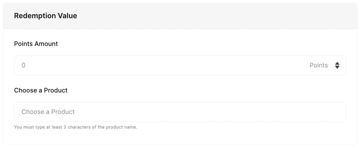 Free product redemption rule