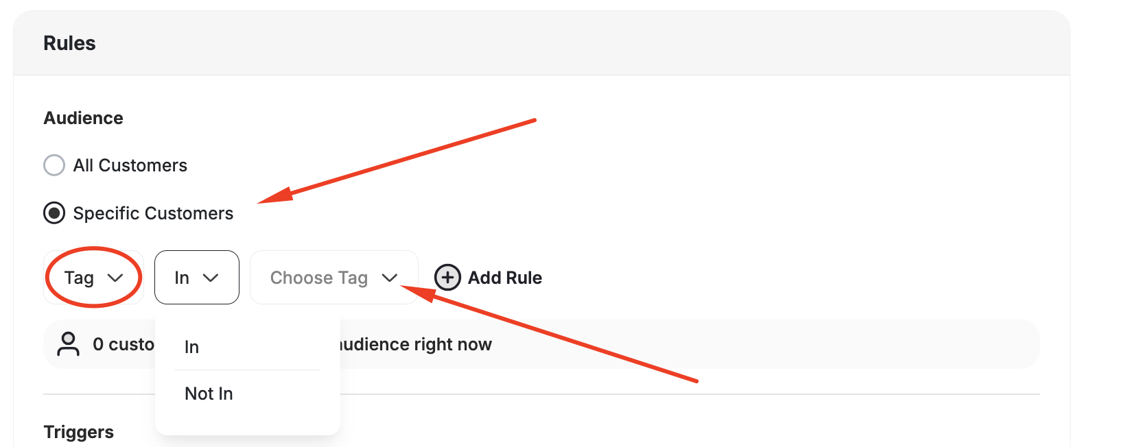Adding tags during campaign creation