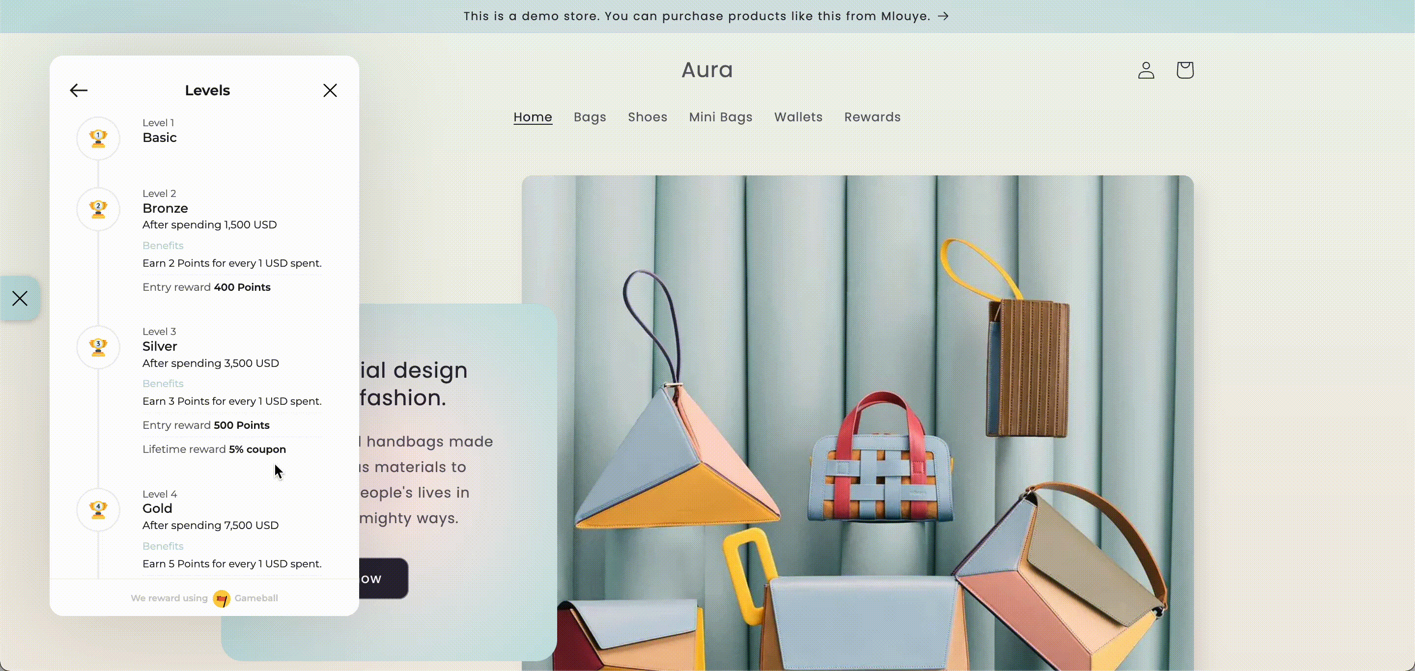 Tier Benefits on Widget