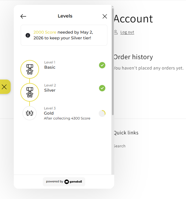 Tier Evaluation on Widget