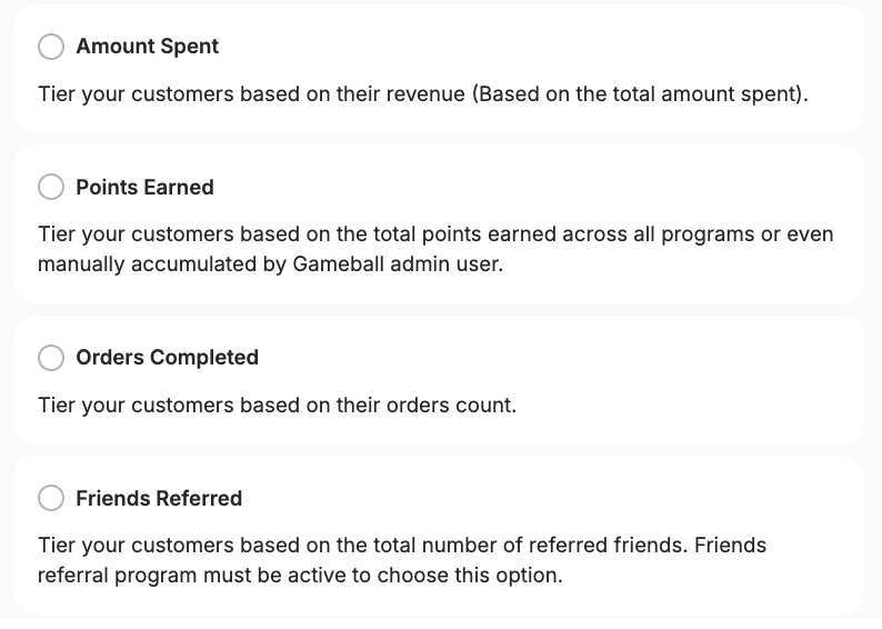Tiering-Up Methods Overview
