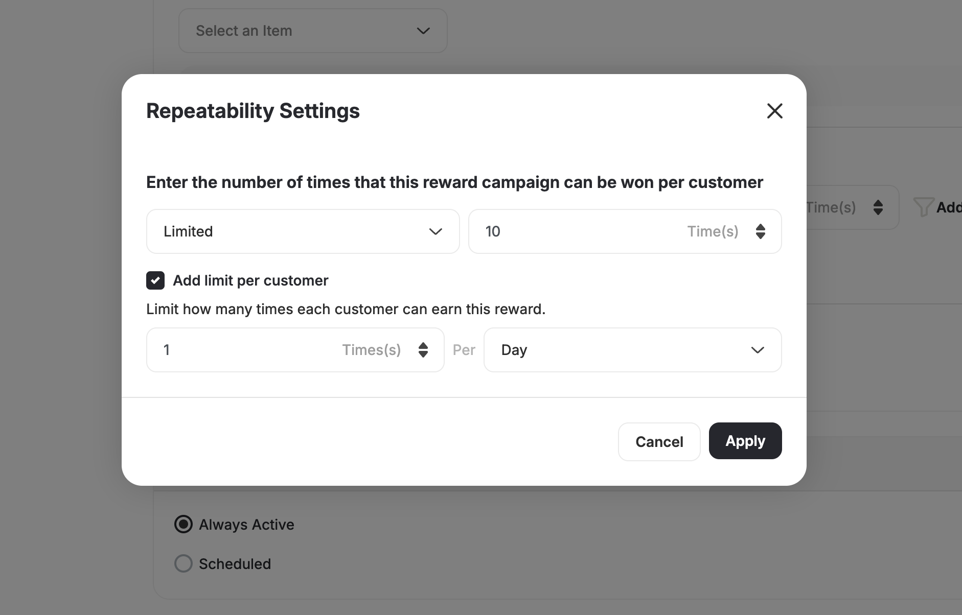 Automatic game popup