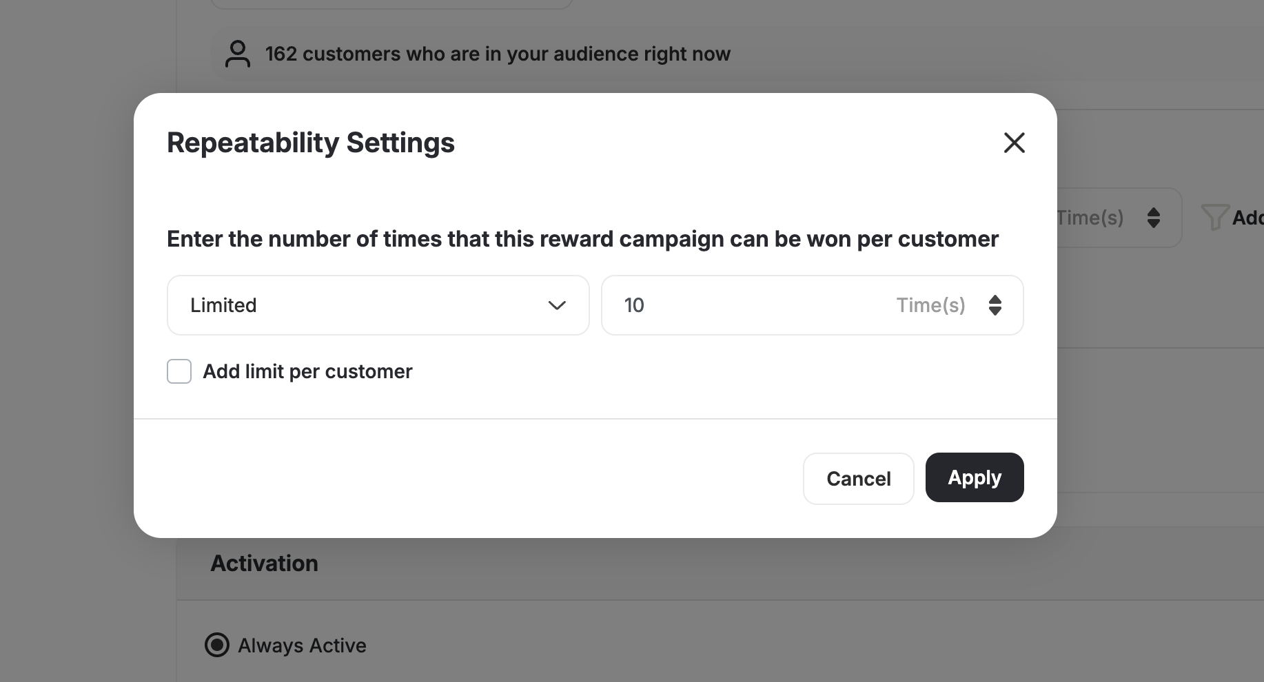 Lead form customization