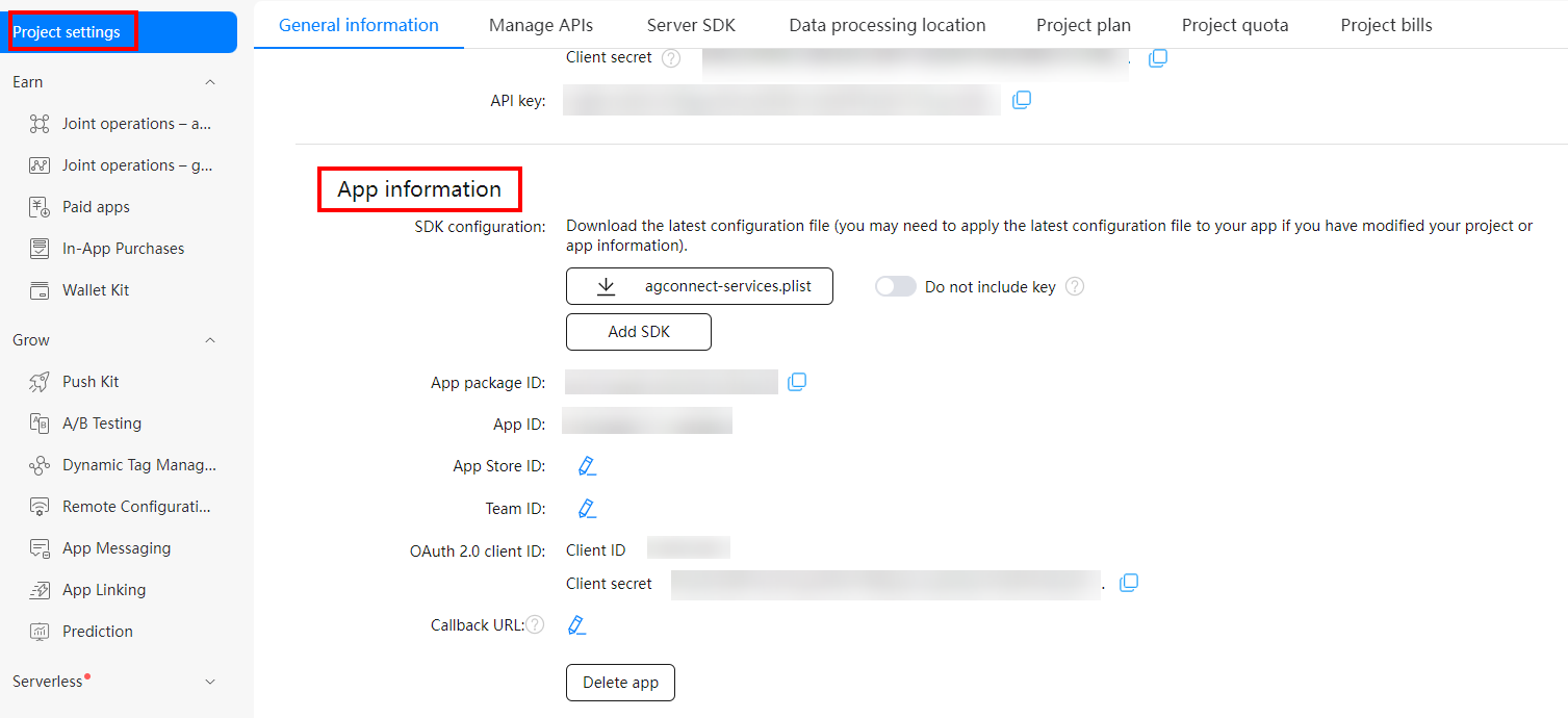Huawei App Information
