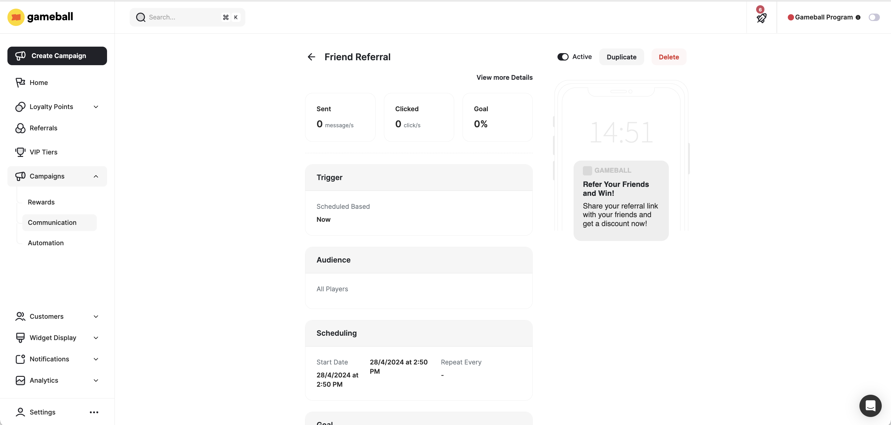 SMS performance tracking