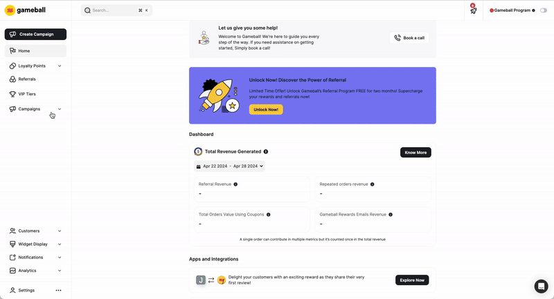 Creating a new communication campaign