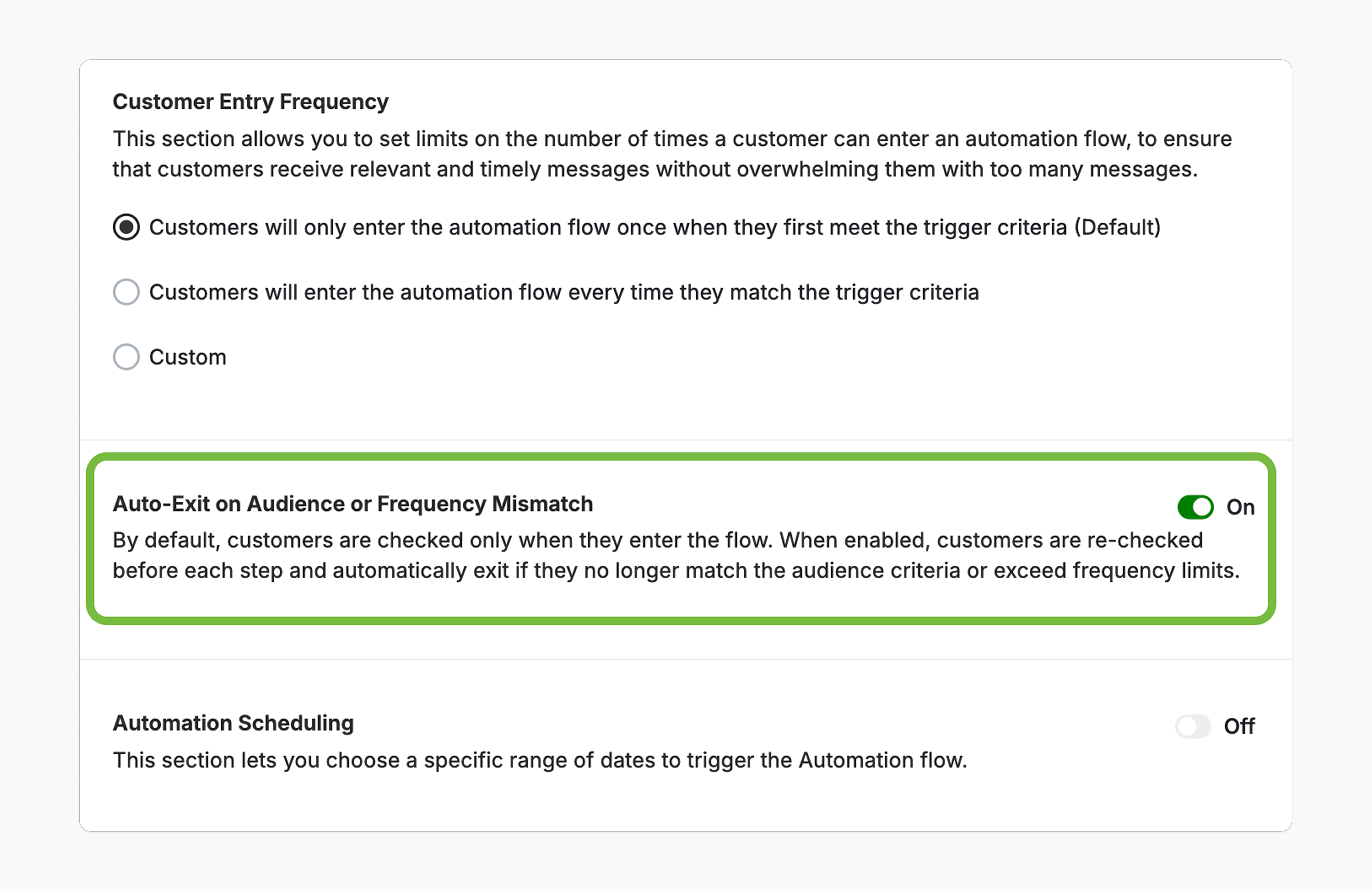 Automation continuous evaluation