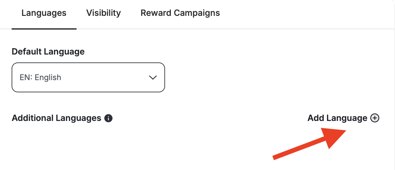 Adding additional language to widget