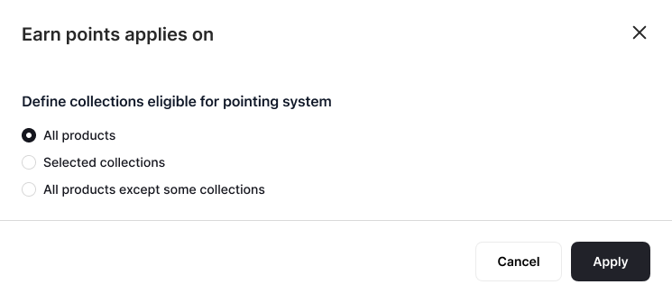 Eligible Collections