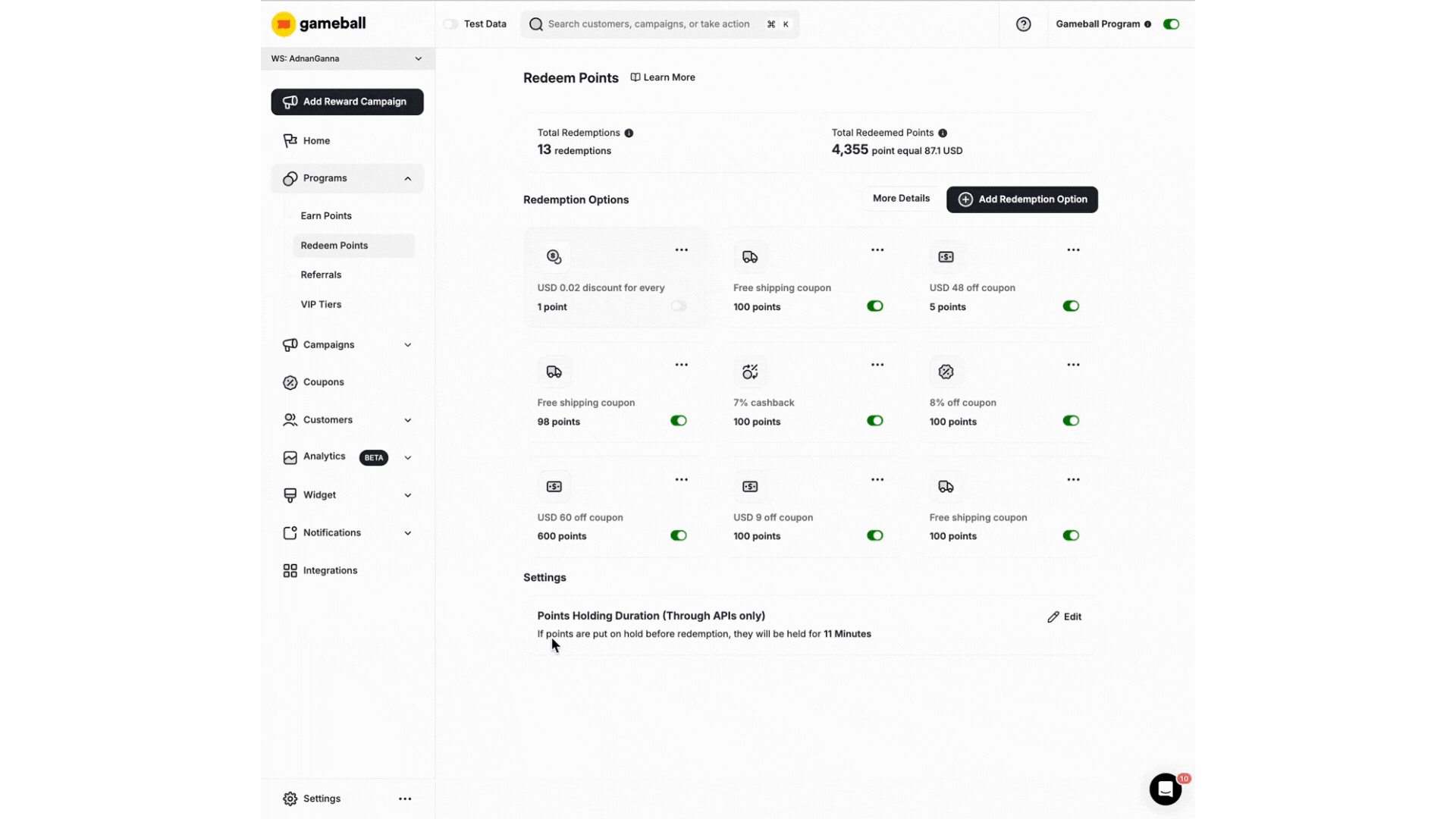 Point-to-Cash Configuration