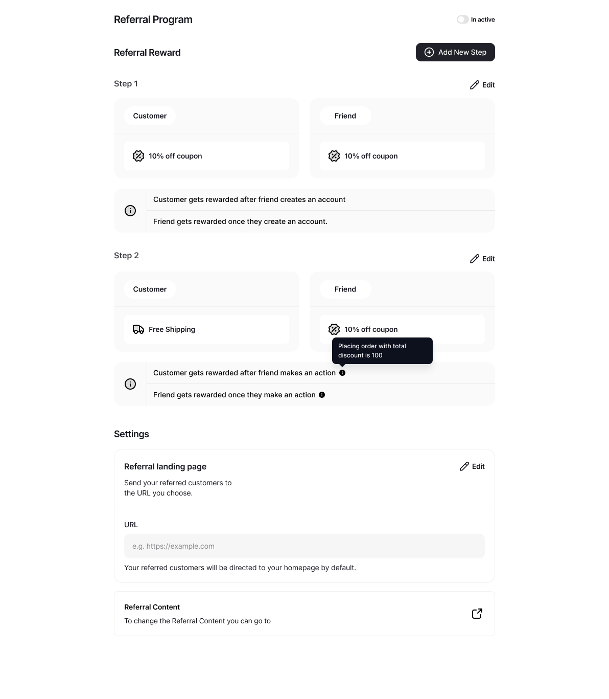 Multi-Step Referrals