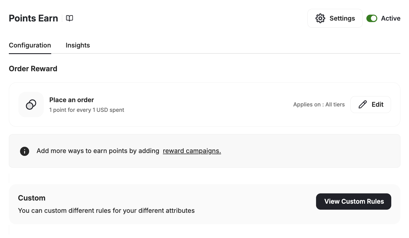How Do I Launch and Configure My Earn Pointing System? - Gameball Docs
