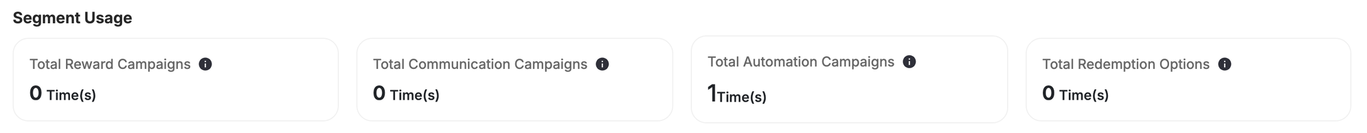 Segment usage in automations
