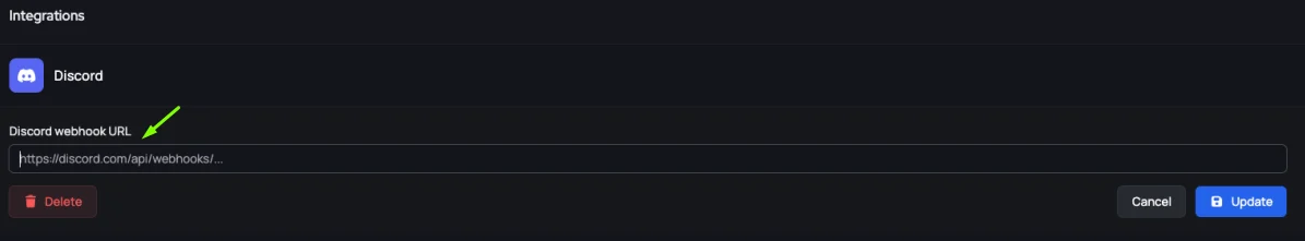 Discord notifications connected in GameBoost