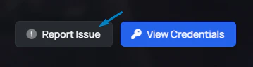 Report Issue button on the order page