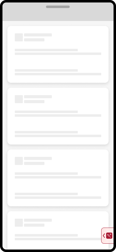 Criczop Web Widget - Mobile Docked - Style 1