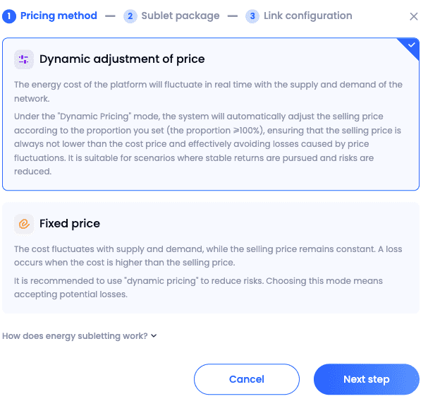 Pricing Options