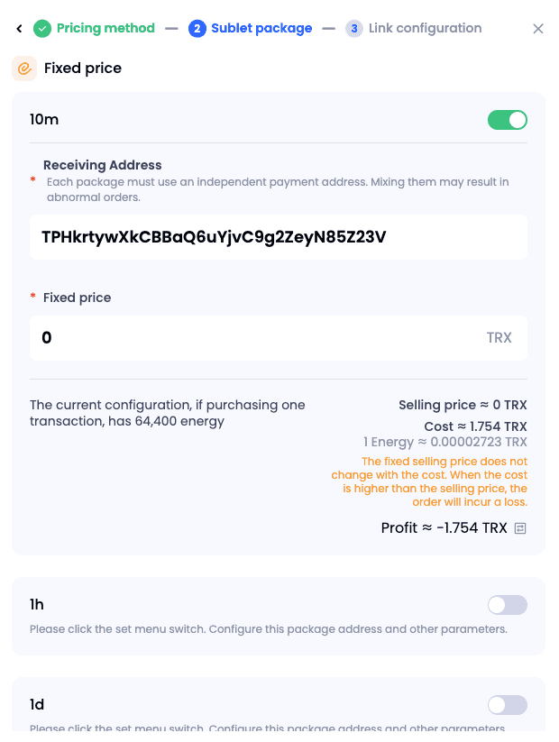 Fixed Config