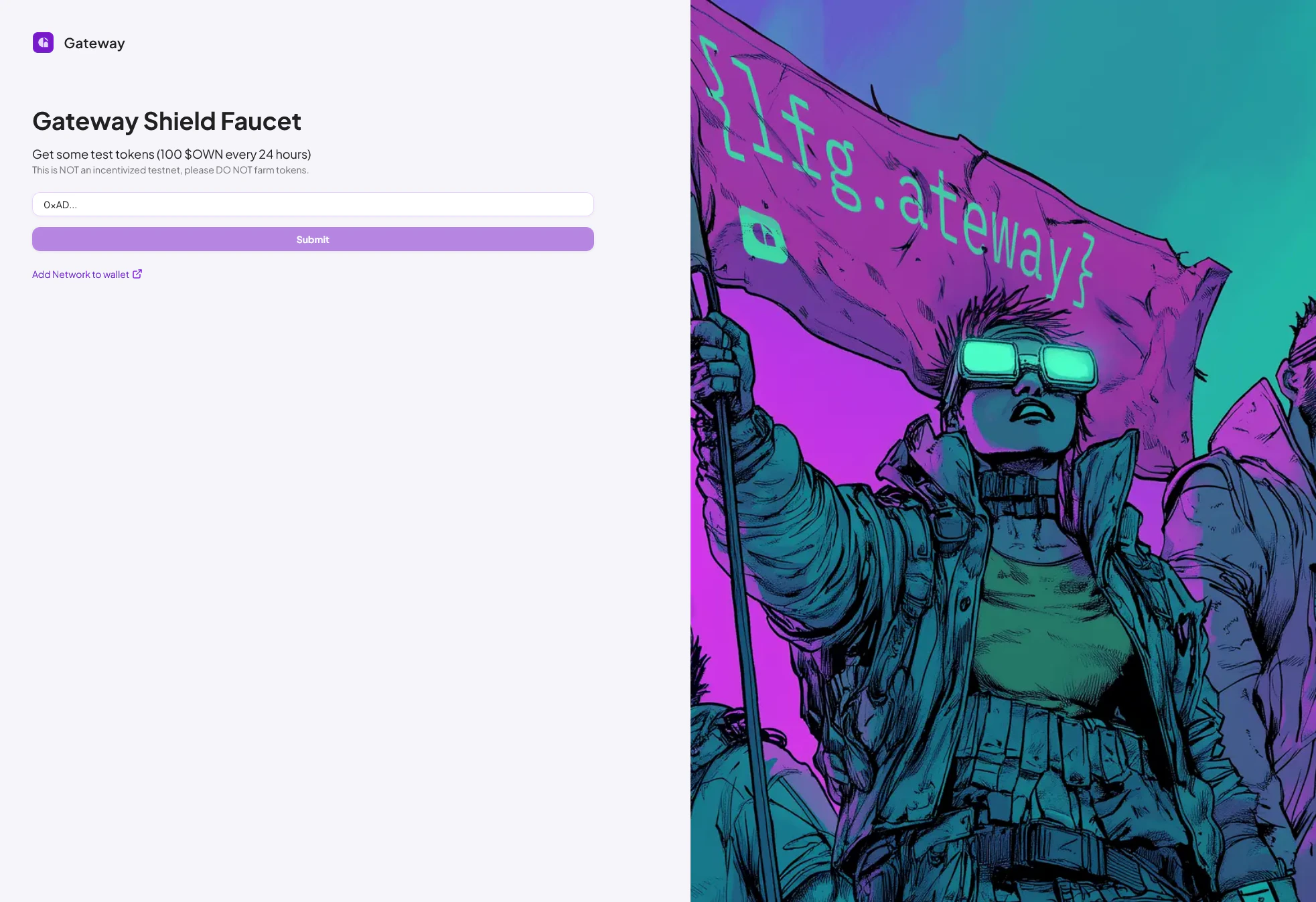 Gateway Shield Faucet - Main Page