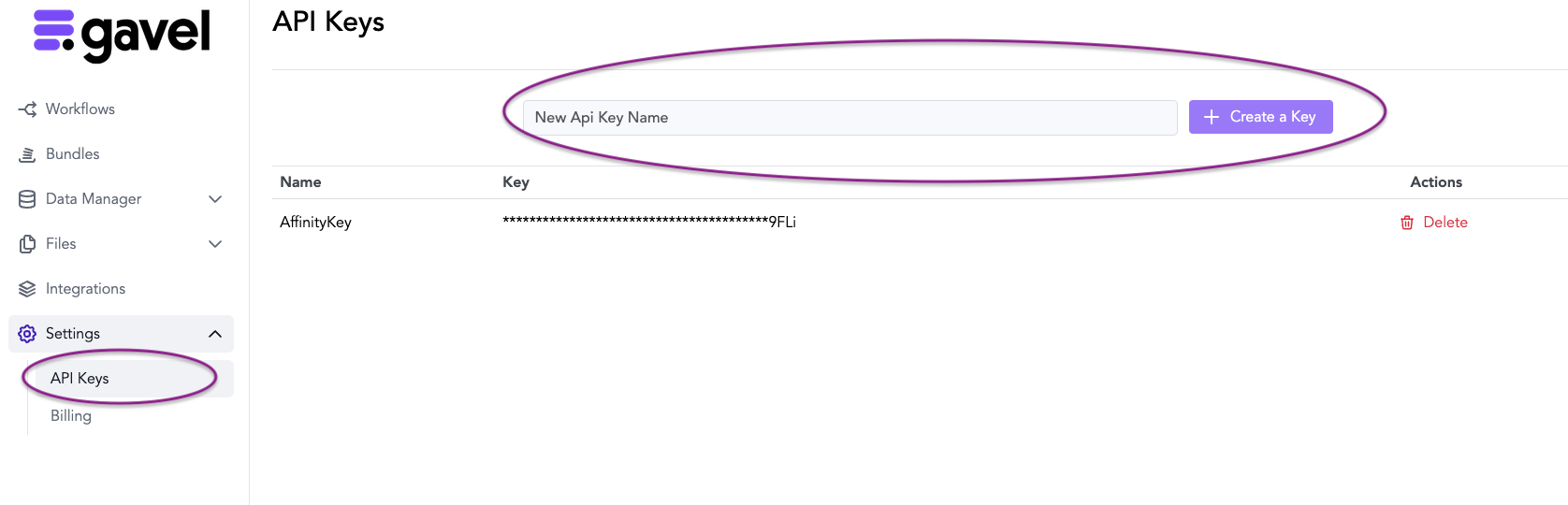 API Key Image