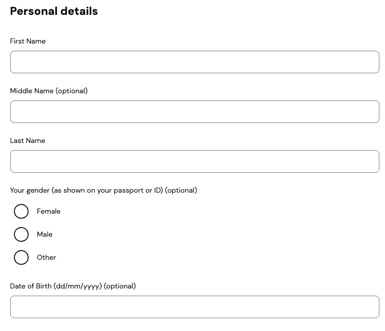 Hosted journey example