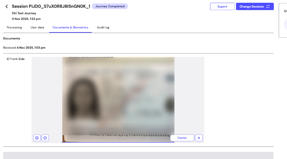 Document modules in journey builder