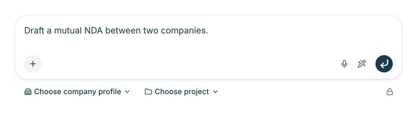 A basic prompt typed in the chat composer with the Easy Prompt button