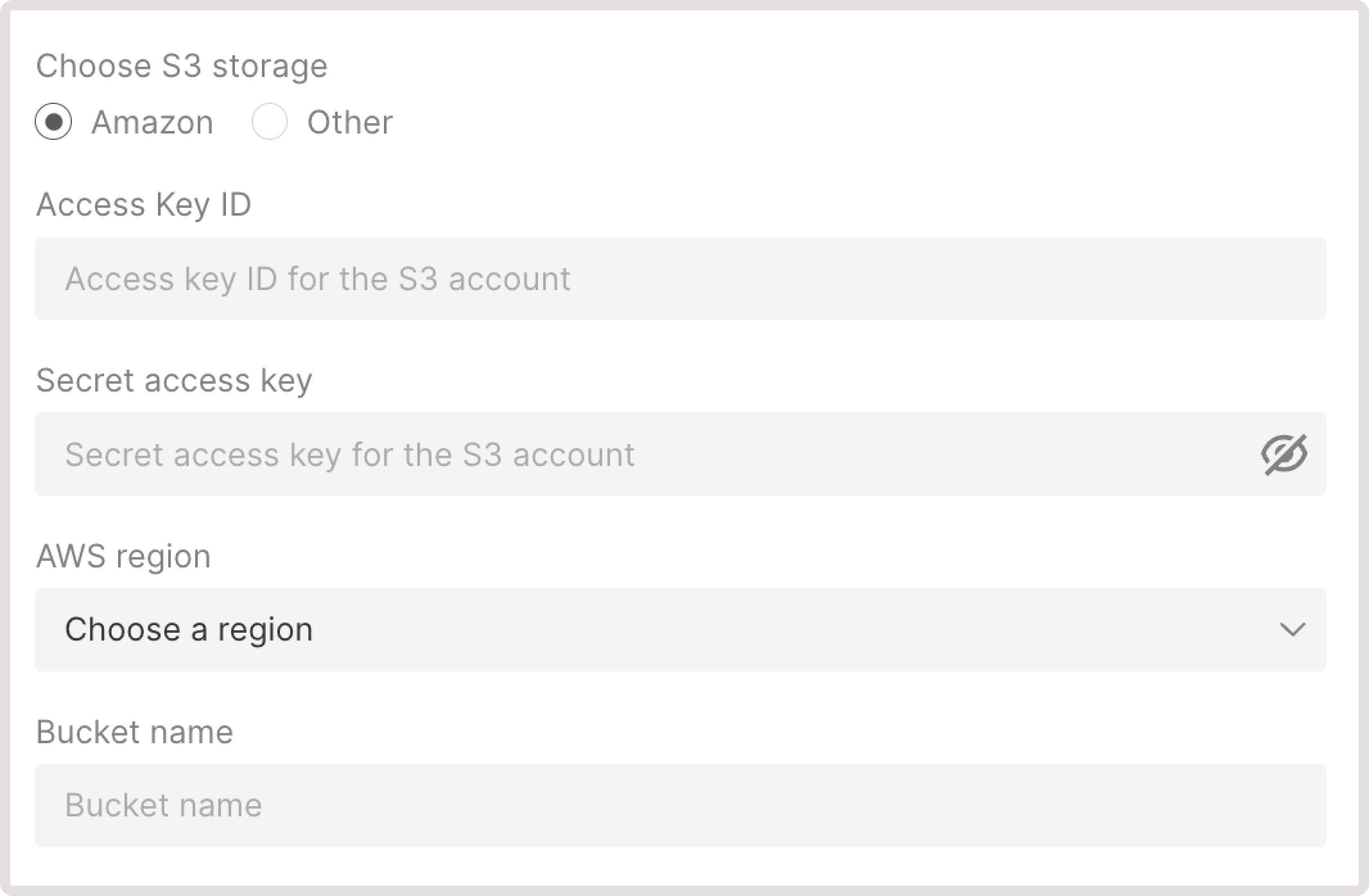 Amazon S3 authentication for a new origin
