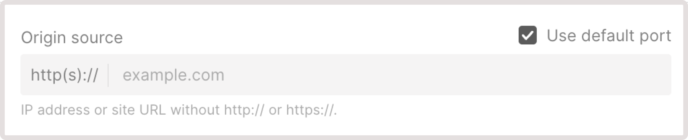 Amazon S3 authentication for a new origin