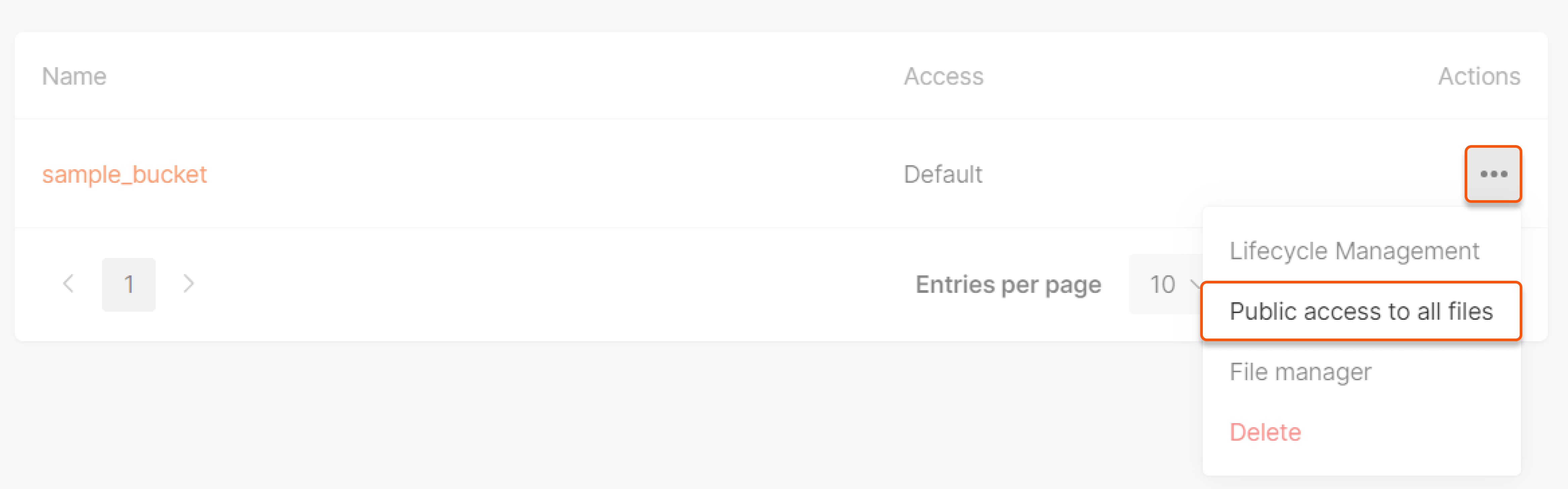 Configure HTTP access to all files