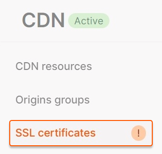 SSL certificates