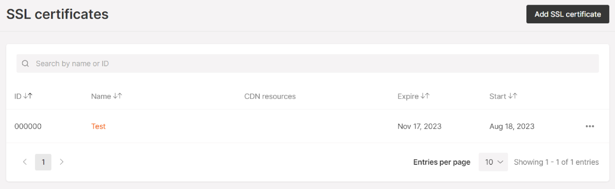 Create SSL Certificate