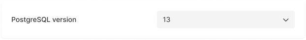 manage postgresql select version