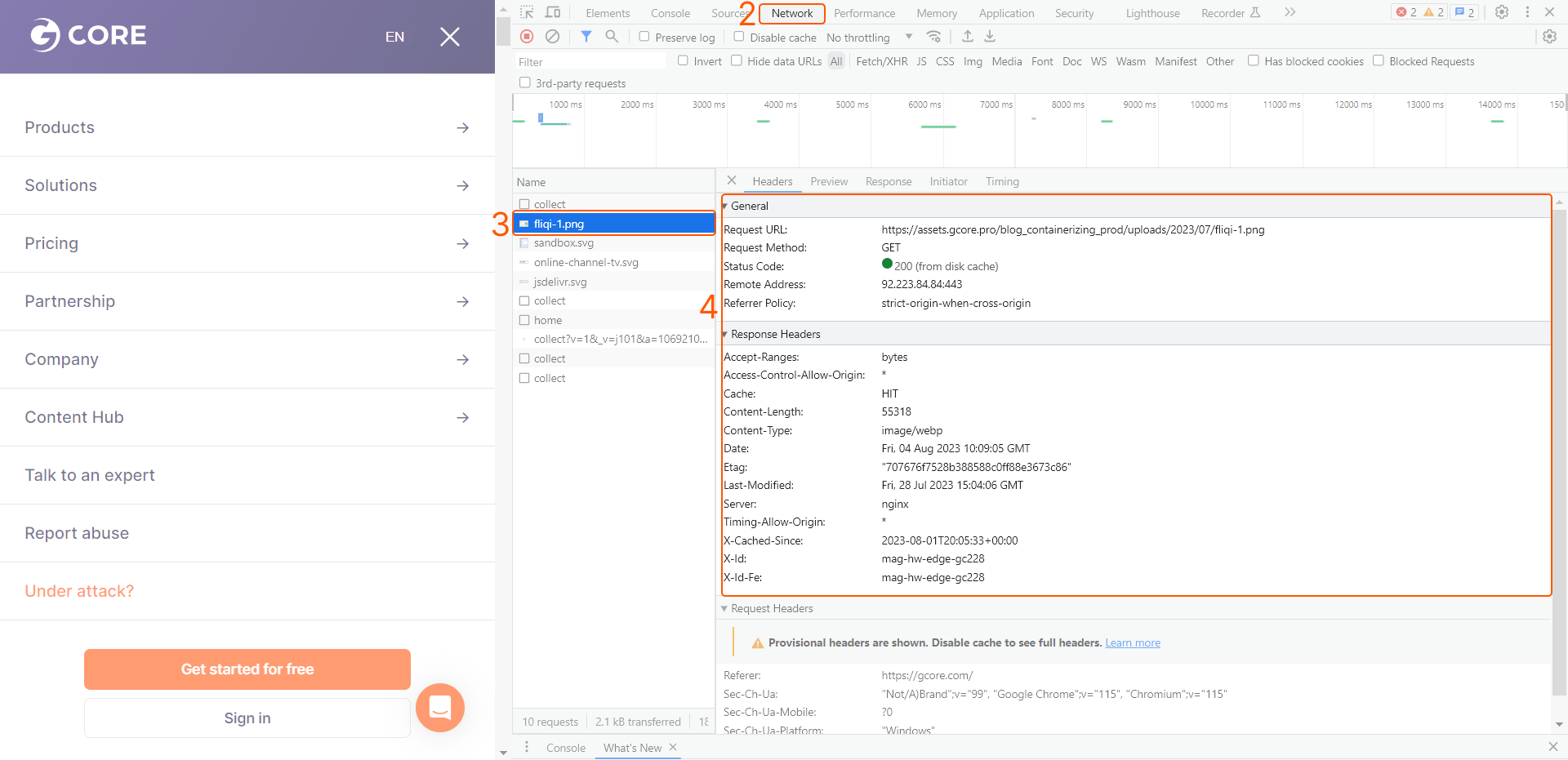 How to check an image's details for troubleshooting