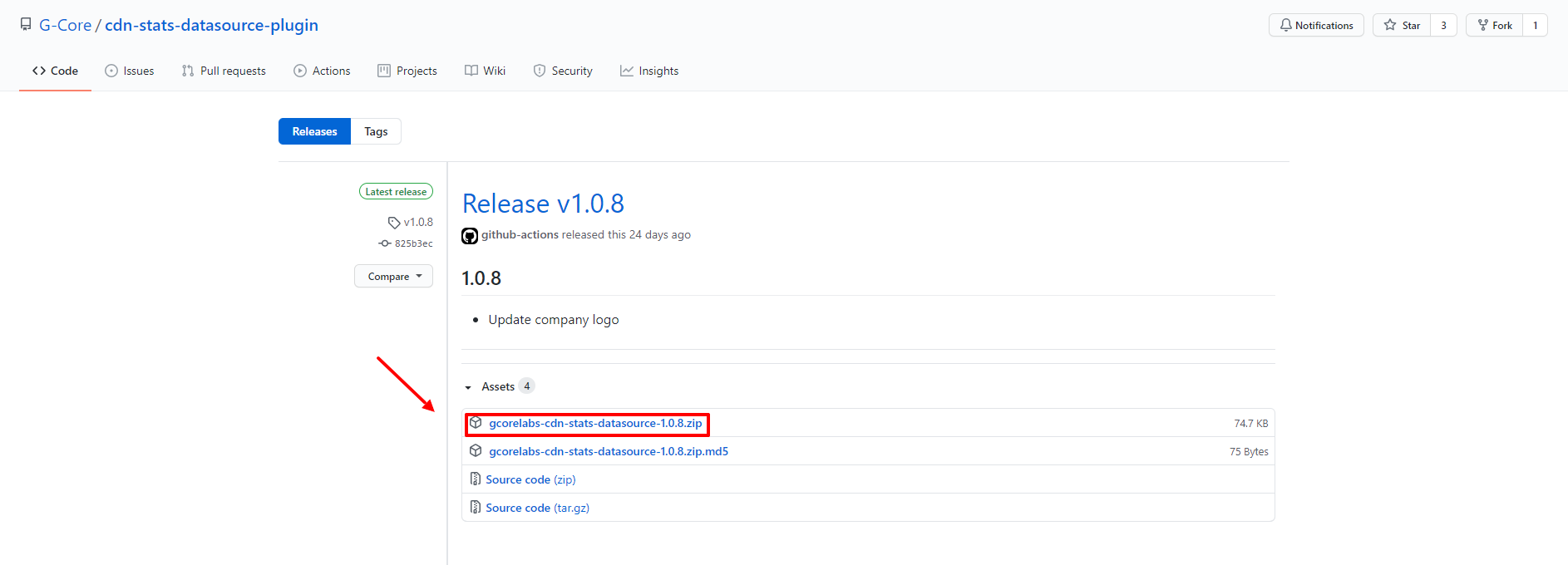 Download and install the plugin