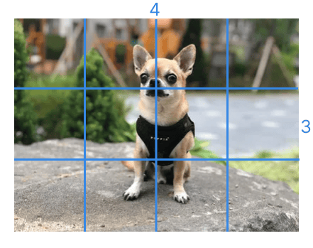 Crop an image by customizing its aspect ratio