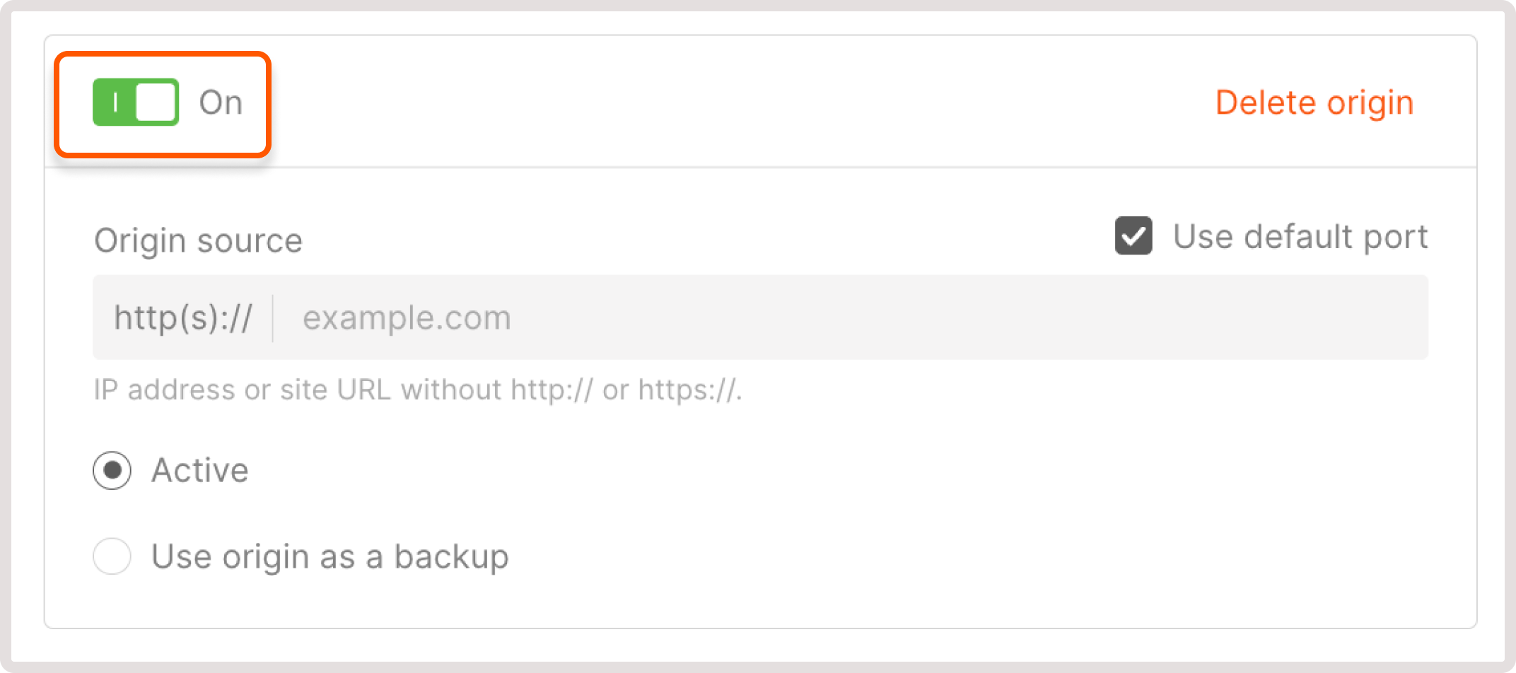 Amazon S3 authentication for a new origin