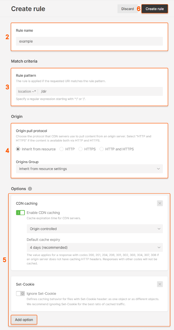 Create a rule manually