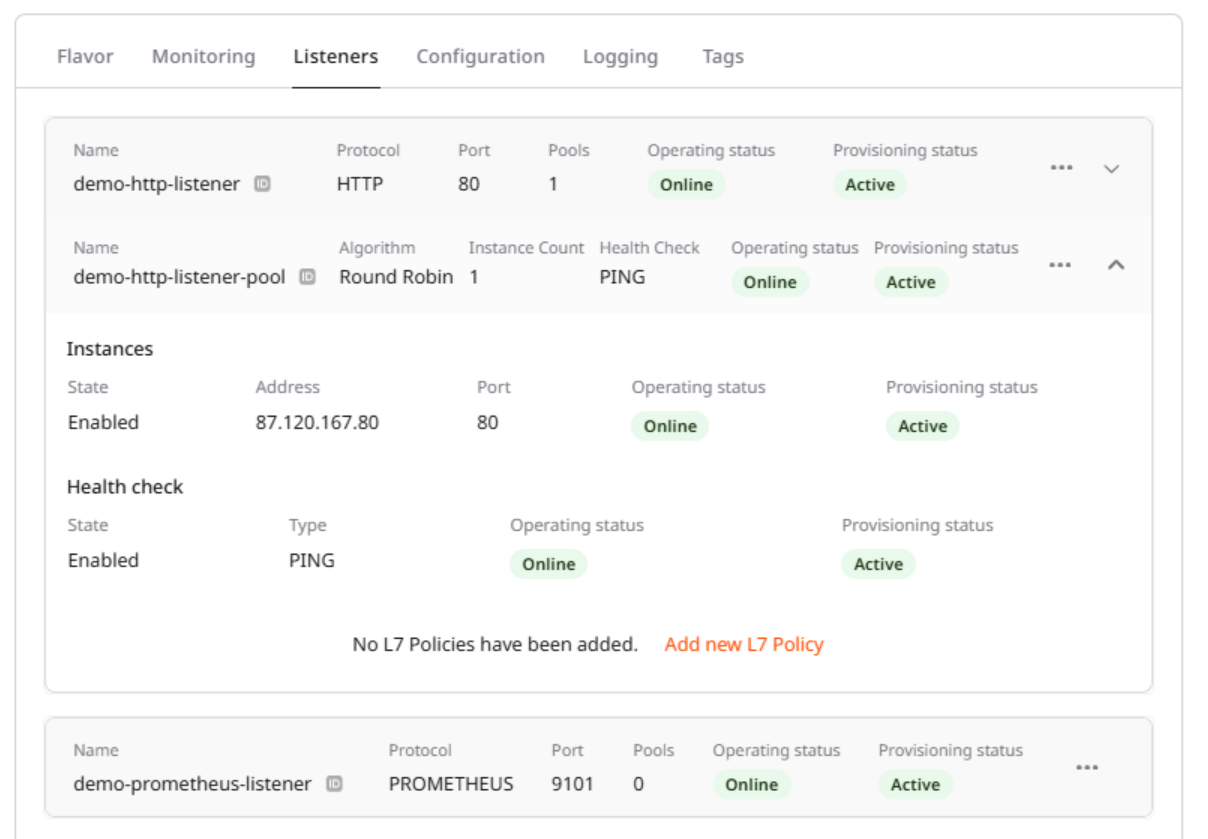Load Balancer Monitoring Status Pn Load Balancer Monitoring Status Pn