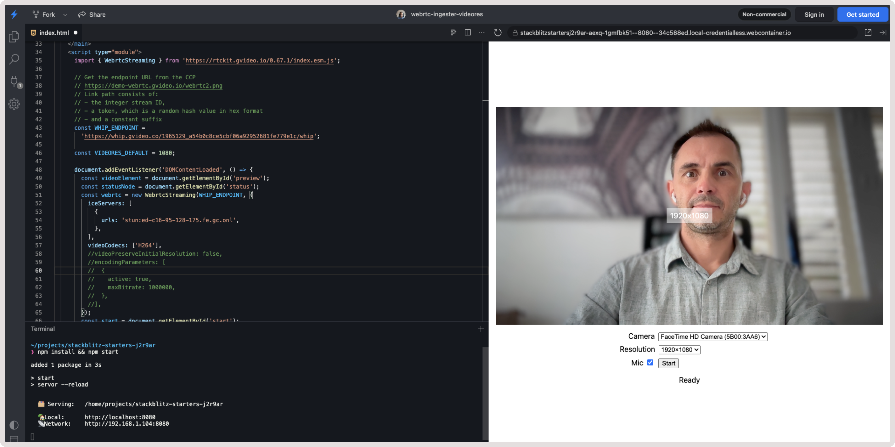 Example of demo project 1
