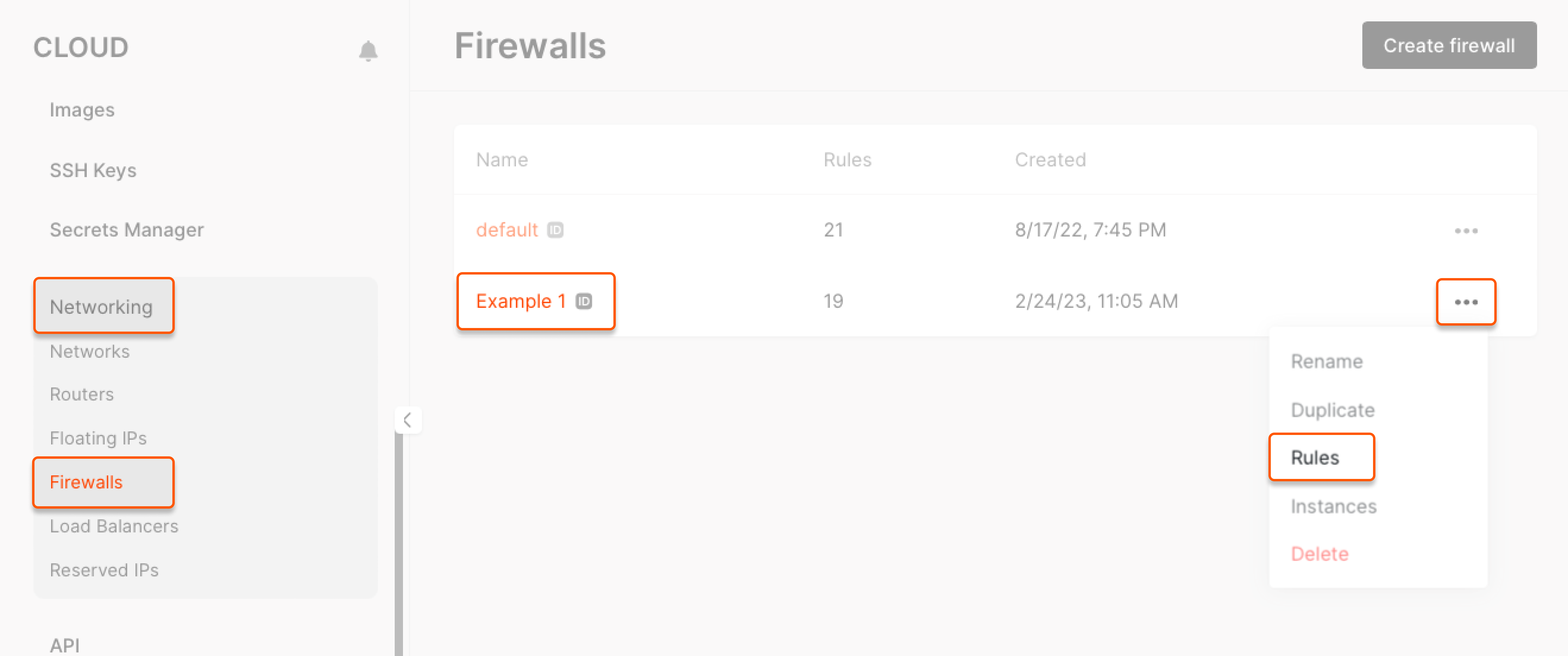 Firewalls