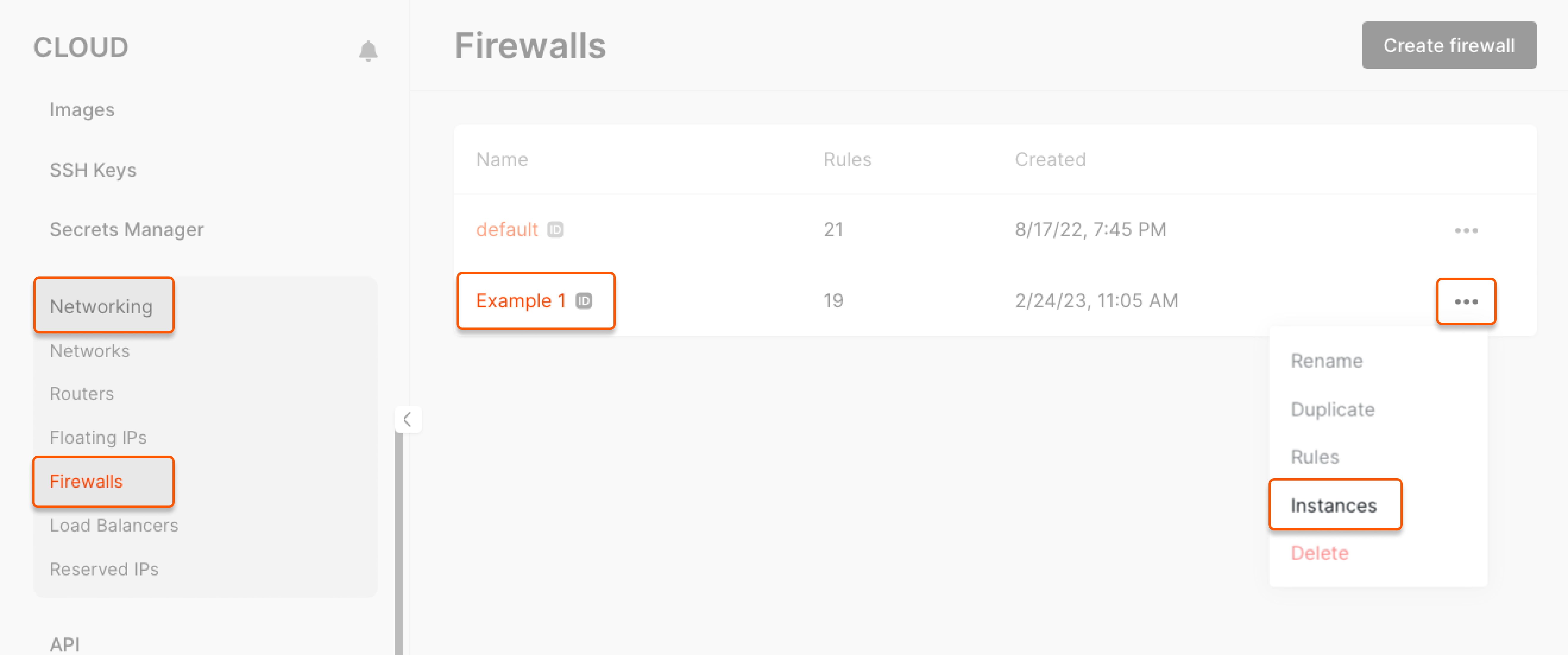 Firewalls