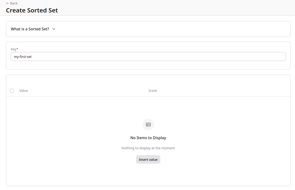 FastEdge Create Sorted Set