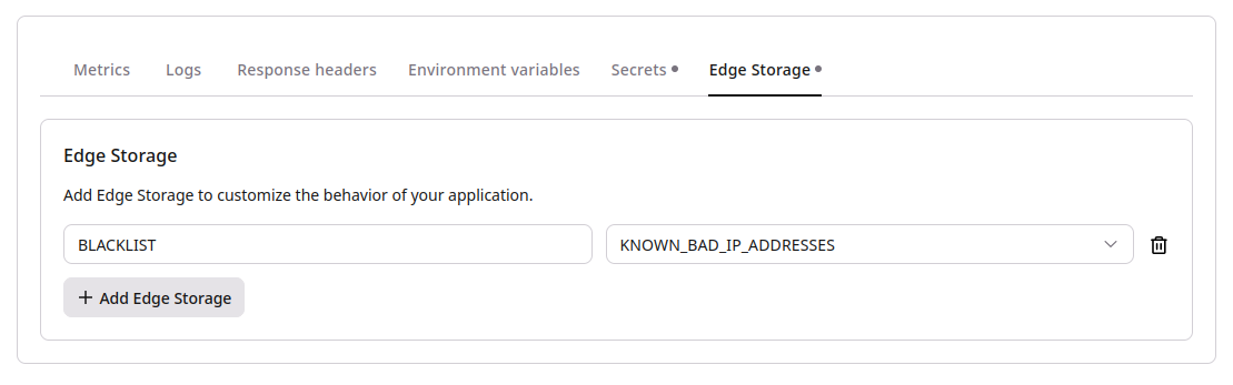 FastEdge applications edge
storage