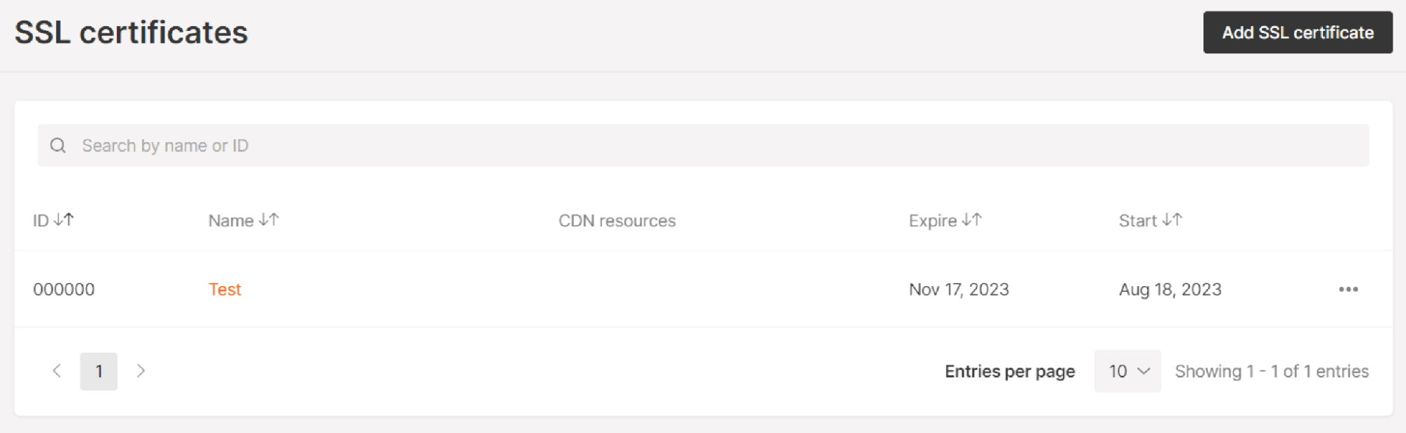 Create SSL Certificate