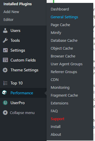 Performance section